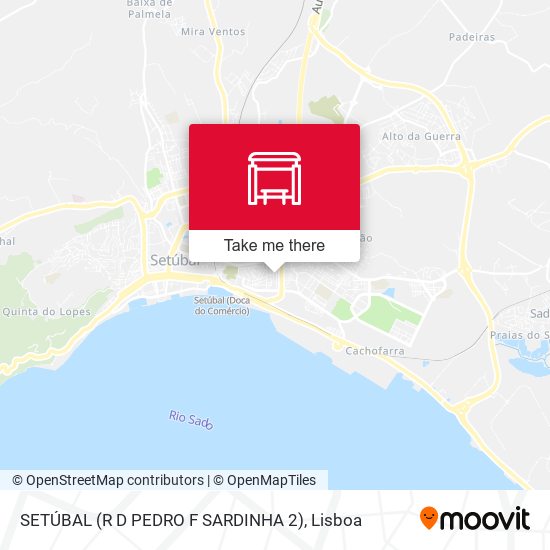 SETÚBAL (R D PEDRO F SARDINHA 2) map