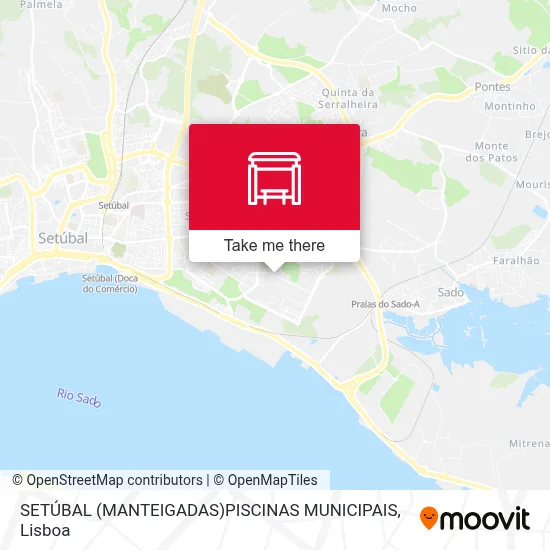 SETÚBAL (MANTEIGADAS)PISCINAS MUNICIPAIS map