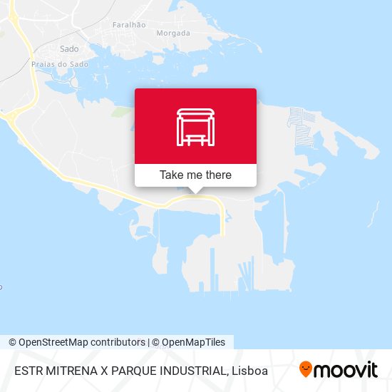 ESTR MITRENA X PARQUE INDUSTRIAL map