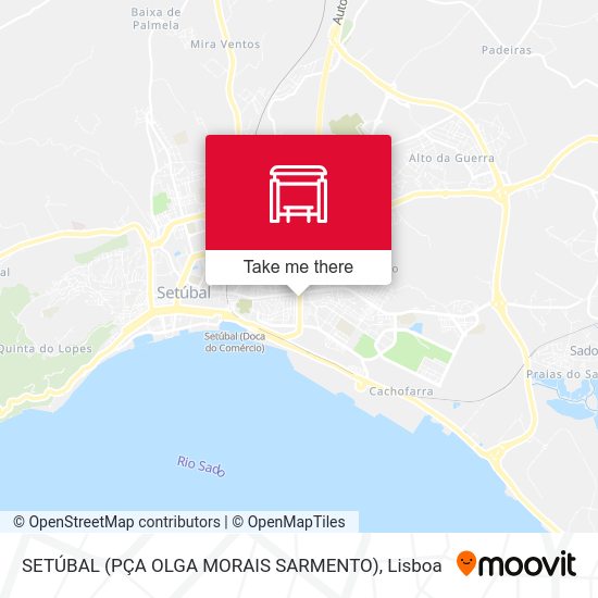 SETÚBAL (PÇA OLGA MORAIS SARMENTO) map