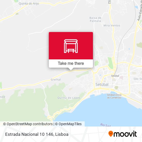 Estrada Nacional 10 146 mapa