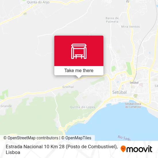 Estrada Nacional 10 Km 28 (Posto de Combustivel) map