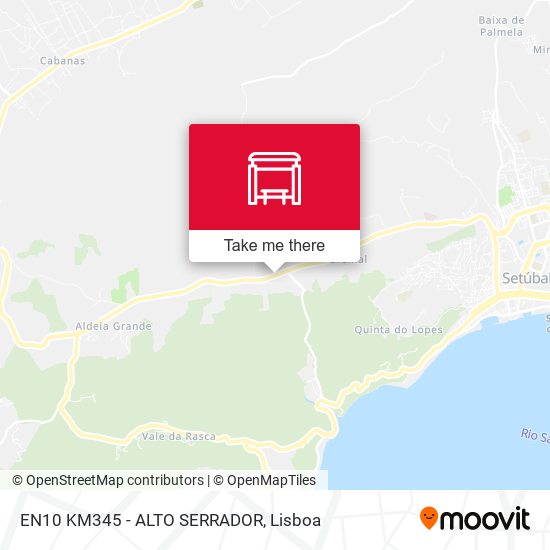 EN10 KM345 - ALTO SERRADOR map
