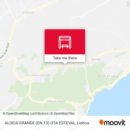 ALDEIA GRANDE (EN 10) QTA ESTEVAL mapa