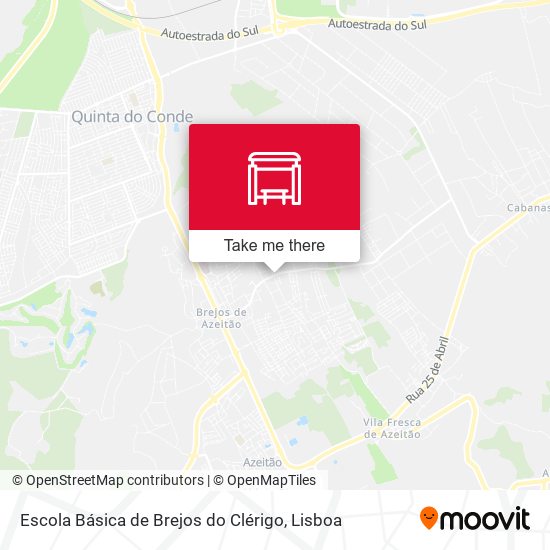 Escola Básica de Brejos do Clérigo map