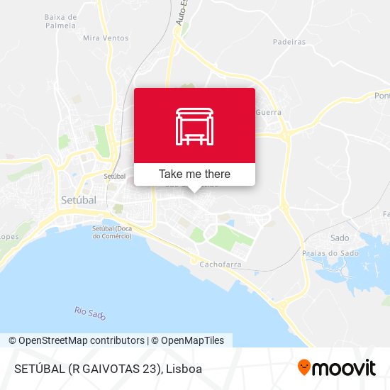 SETÚBAL (R GAIVOTAS 23) map