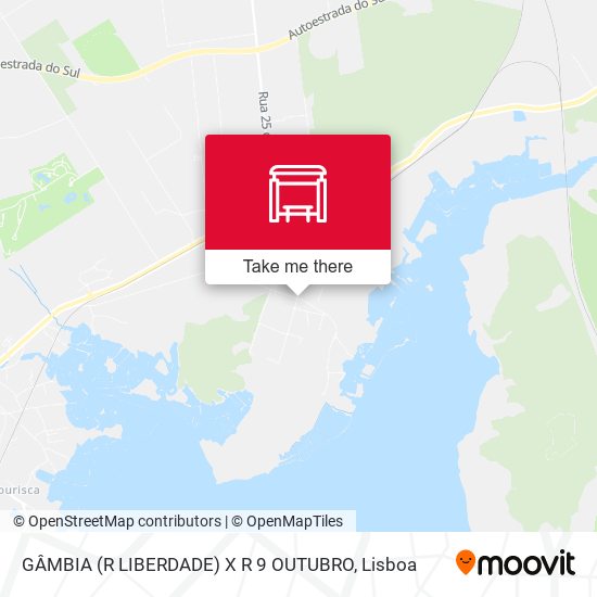 GÂMBIA (R LIBERDADE) X R 9 OUTUBRO mapa