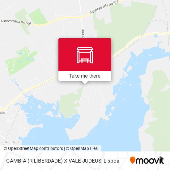 GÂMBIA (R LIBERDADE) X VALE JUDEUS mapa
