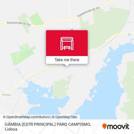 GÂMBIA (ESTR PRINCIPAL) PARQ CAMPISMO map
