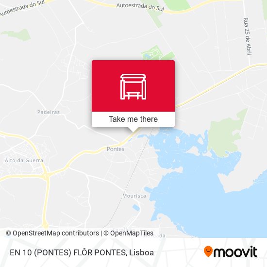 EN 10 (PONTES) FLÔR PONTES mapa