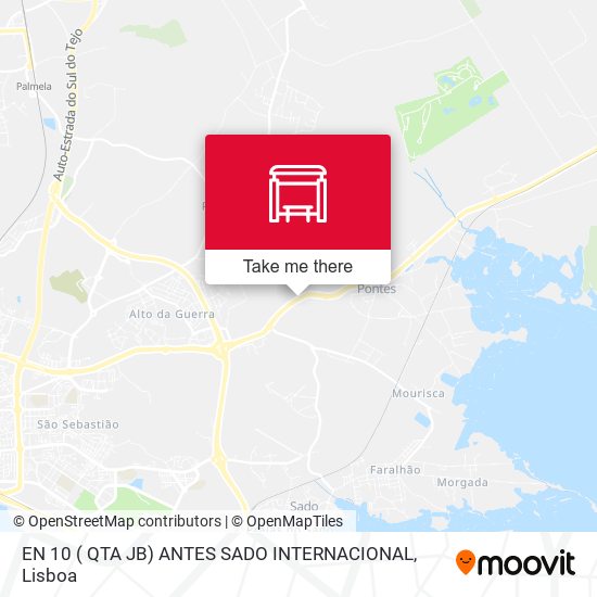 EN 10 ( QTA JB) ANTES SADO INTERNACIONAL map