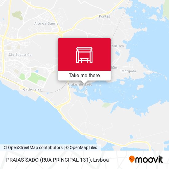 PRAIAS SADO (RUA PRINCIPAL 131) map