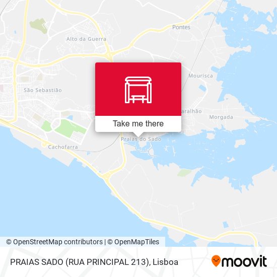 PRAIAS SADO (RUA PRINCIPAL 213) map