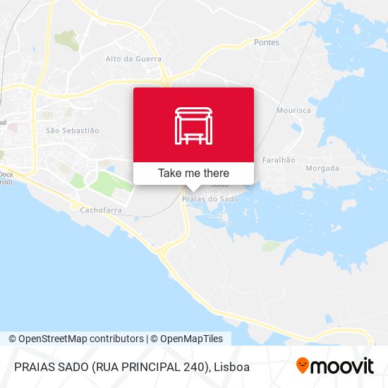 PRAIAS SADO (RUA PRINCIPAL 240) map
