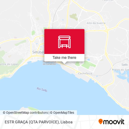 ESTR GRAÇA (QTA PARVOÍCE) mapa