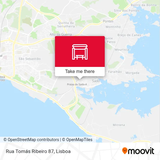 Rua Tomás Ribeiro 87 map