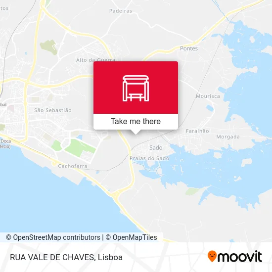RUA VALE DE CHAVES map