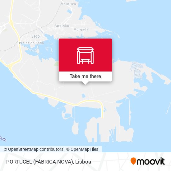 PORTUCEL (FÁBRICA NOVA) map