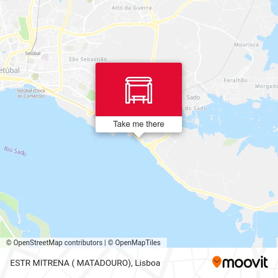 ESTR MITRENA ( MATADOURO) map