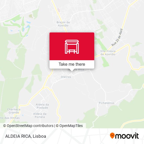 ALDEIA RICA map