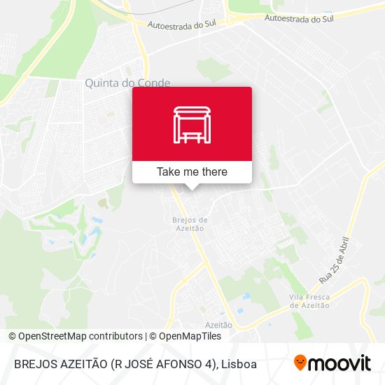 BREJOS AZEITÃO (R JOSÉ AFONSO 4) map
