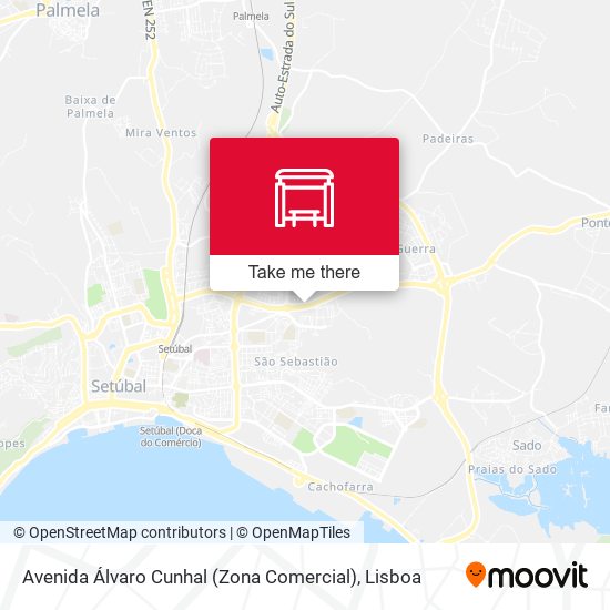 Avenida Álvaro Cunhal (Zona Comercial) mapa