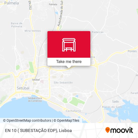 EN 10 ( SUBESTAÇÃO EDP) map