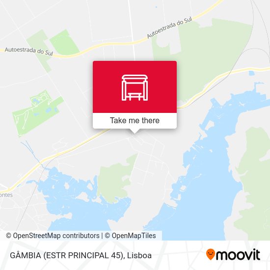 GÂMBIA (ESTR PRINCIPAL 45) map