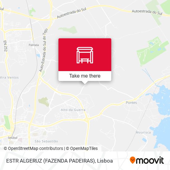 ESTR ALGERUZ (FAZENDA PADEIRAS) mapa