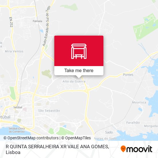 R QUINTA SERRALHEIRA XR VALE ANA GOMES mapa