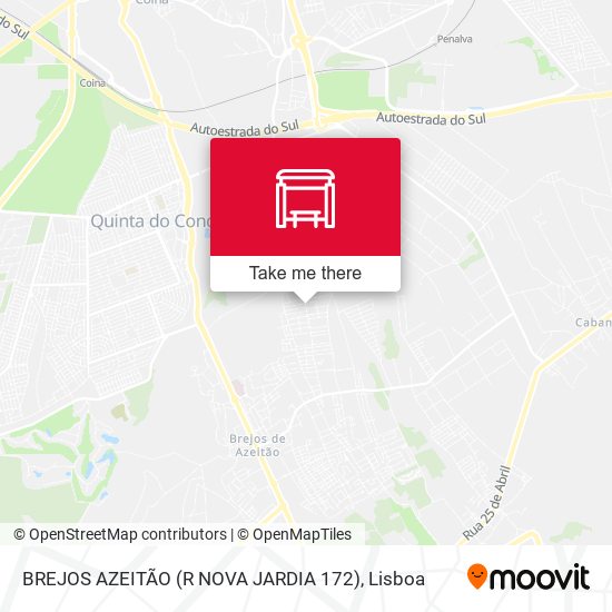 BREJOS AZEITÃO (R NOVA JARDIA 172) map