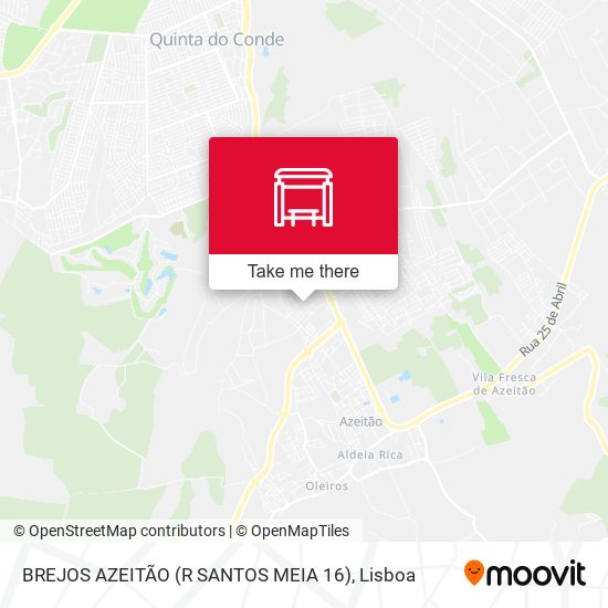 BREJOS AZEITÃO (R SANTOS MEIA 16) mapa