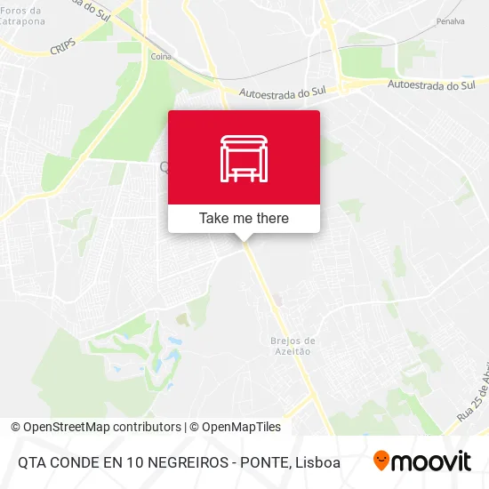 QTA CONDE EN 10 NEGREIROS - PONTE map