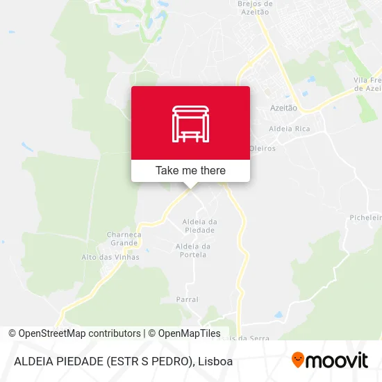 ALDEIA PIEDADE (ESTR S PEDRO) map