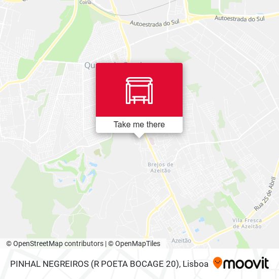 PINHAL NEGREIROS (R POETA BOCAGE 20) mapa