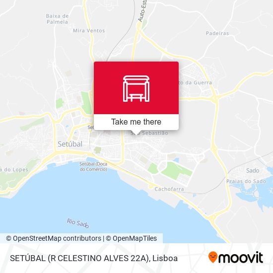 SETÚBAL (R CELESTINO ALVES 22A) mapa