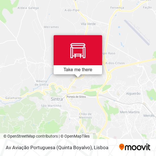 Av Aviação Portuguesa (Quinta Boyalvo) map