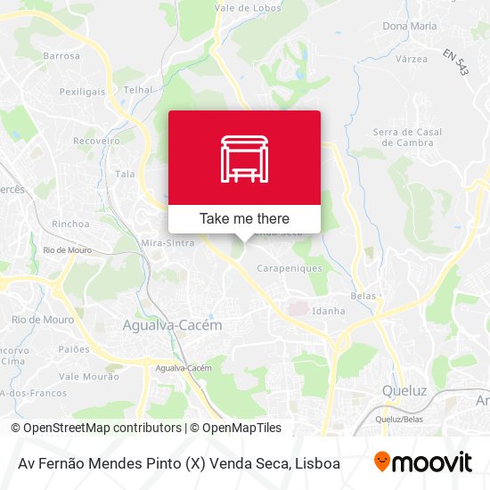 Av Fernão Mendes Pinto (X) Venda Seca map