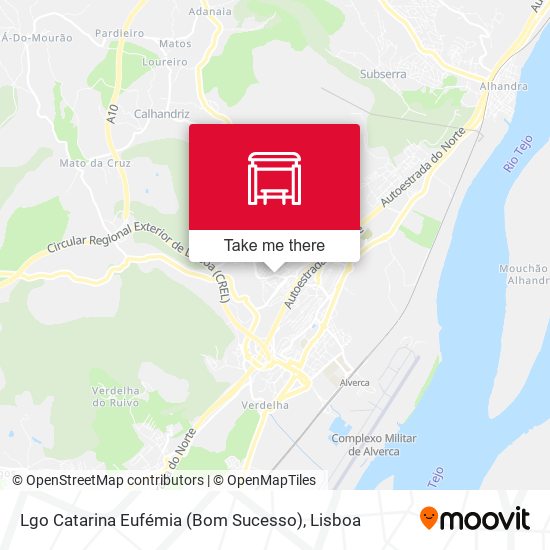 Lgo Catarina Eufémia (Bom Sucesso) mapa