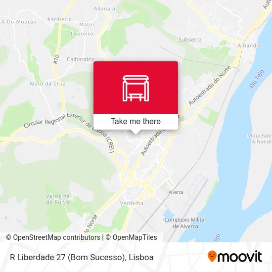 R Liberdade 27 (Bom Sucesso) map