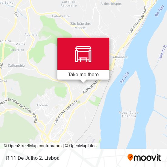 R 11 De Julho 2 mapa