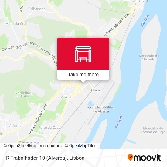 R Trabalhador 10 (Alverca) map