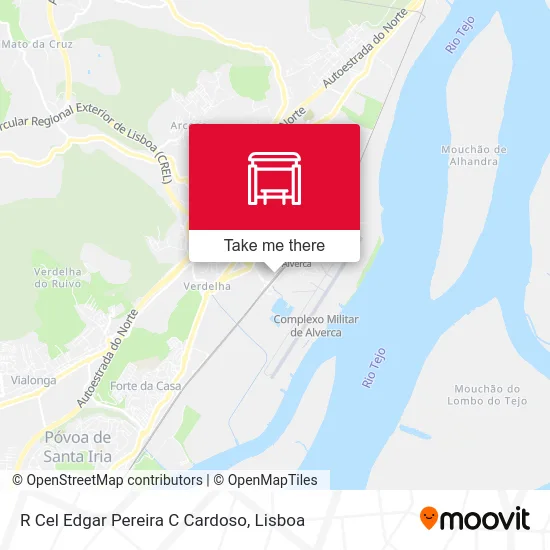 R Cel Edgar Pereira C Cardoso map