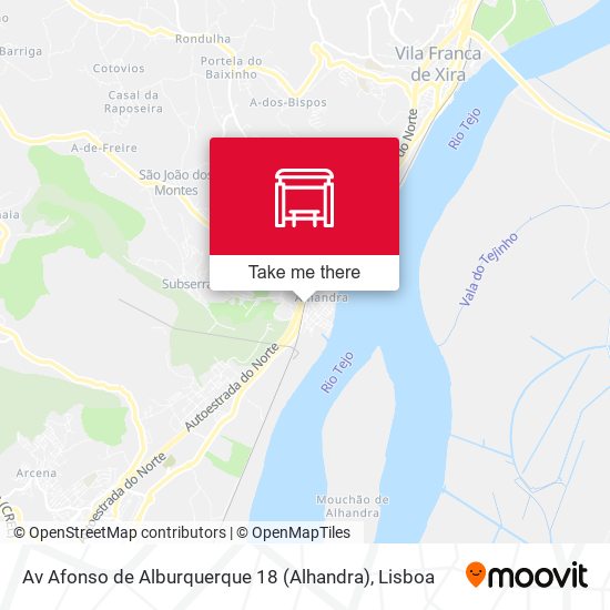 Av Afonso de Alburquerque 18 (Alhandra) map