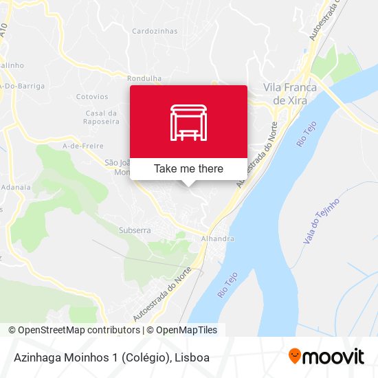 Azinhaga Moinhos 1 (Colégio) map