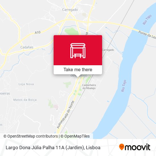 Largo Dona Júlia Palha 11A (Jardim) mapa