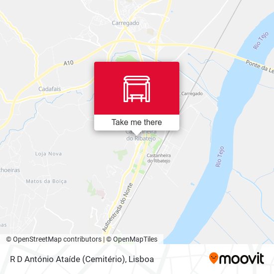R D António Ataíde (Cemitério) mapa