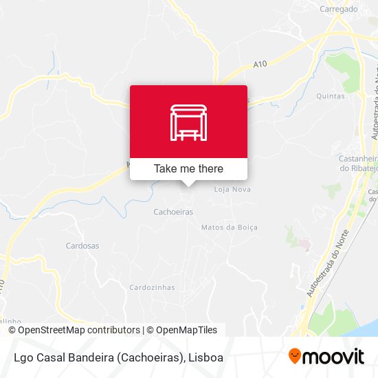 Lgo Casal Bandeira (Cachoeiras) mapa