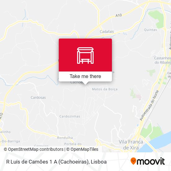 R Luís de Camões 1 A (Cachoeiras) mapa