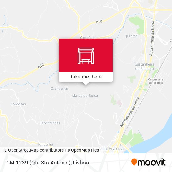 CM 1239 (Qta Sto António) map